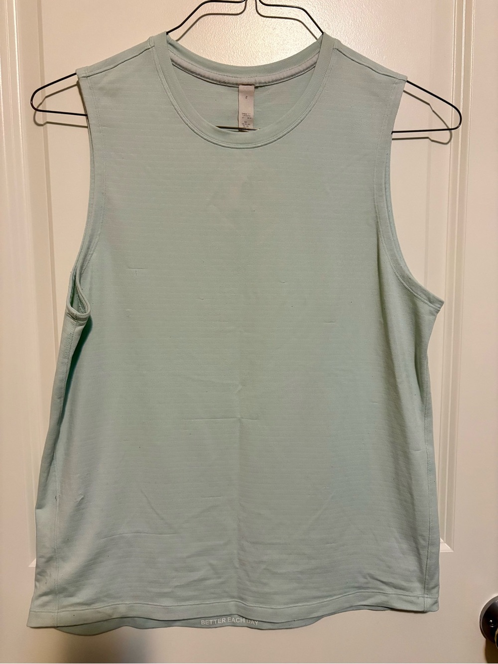 Lululemon Light Mint Sleeveless Tank Top